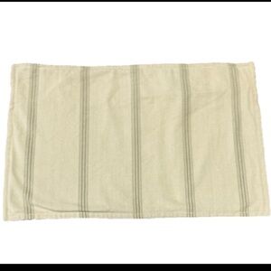 Ralph Lauren accent Pillow Cover Raeghan Stripe Cream 16x24 Cottagecore